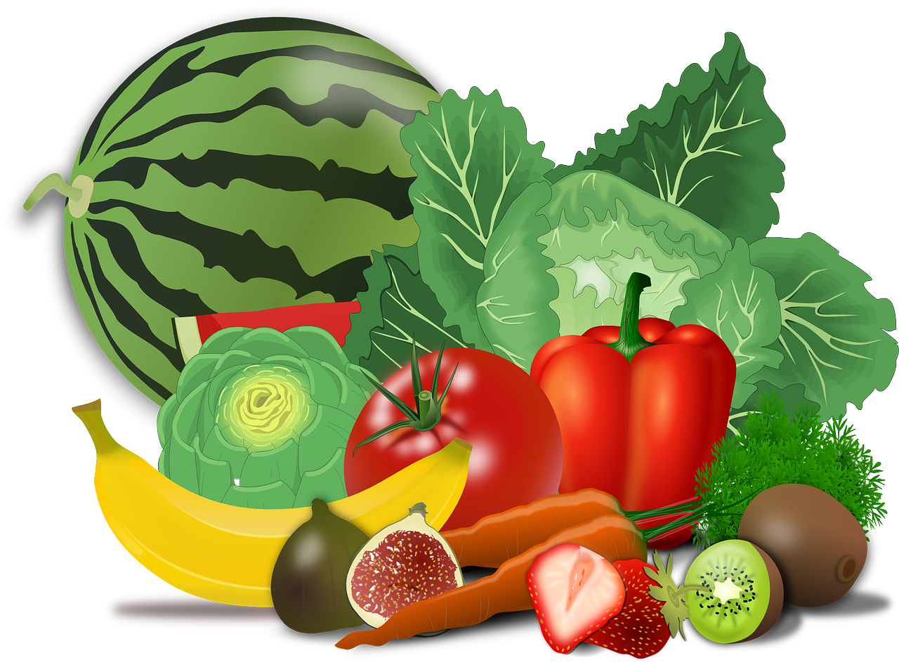 Bubble Goods | vegetables, fruits, food