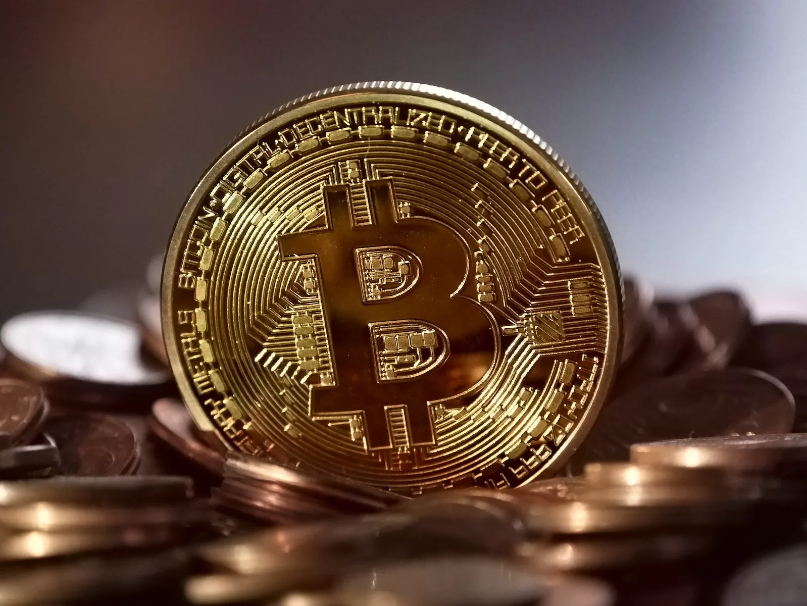 Bitcoin Sentiment | Close-up View of A Golden Coin